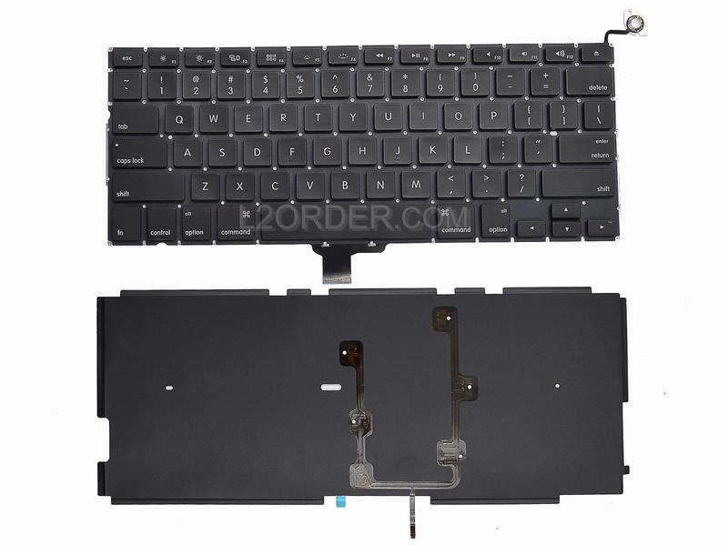 NEW US Keyboard with Backlit Backlight for Apple MacBook Pro 13" A1278 2011 2012 Compatible for 2009 2010