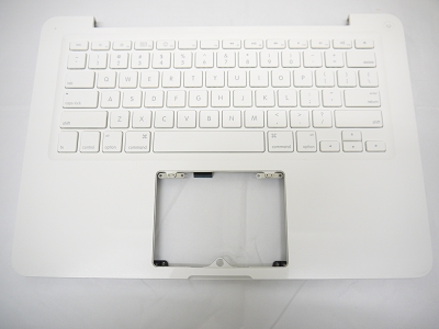Used White Top Case Palm Rest with US Keyboard for Apple MacBook 13" A1342 2009 2010