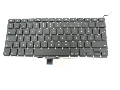 USED Swedish Finland Keyboard With Backlight for Apple Macbook Pro 13" A1278 2009 2010 2011 2012 US Model Compatible