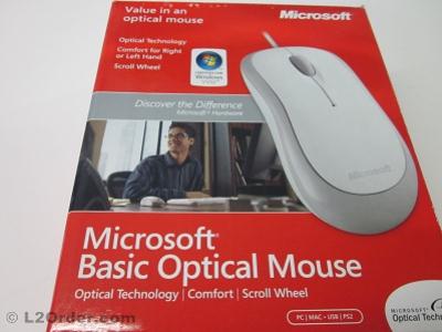 NEW OEM Microsoft USB PS/2 Optical Mouse With Scroll Wheel