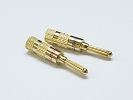 Other Accessories - 1 Pair Gold Amplifier Reciver Musical Audio Speaker Cable wire Connector Banana Plug Type A