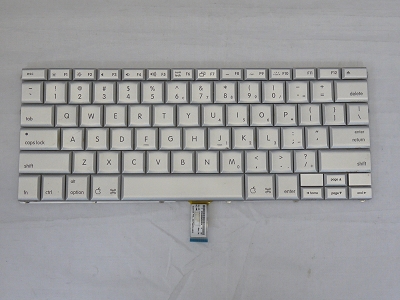 USED Silver US Keyboard Backlit Backlight for Apple MacBook Pro 15" A1211 2007
