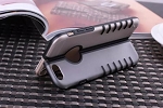 iPhone Case - Foldable Black Premium Thin TPU Skin Case Matte Cover for 4.7" iPhone 6