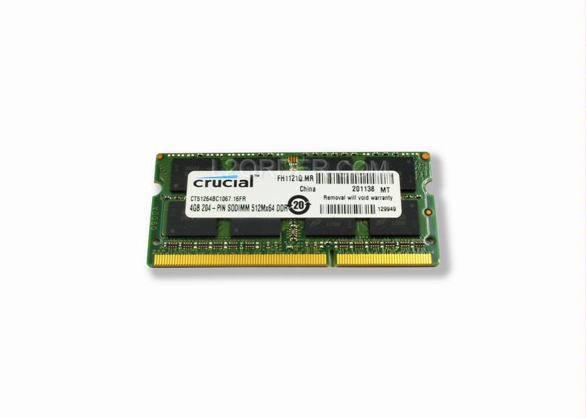 4GB 1066Mhz DDR3 RAM Memory PC3-8500S-7-10-F2 for MacBook PC Laptop 
