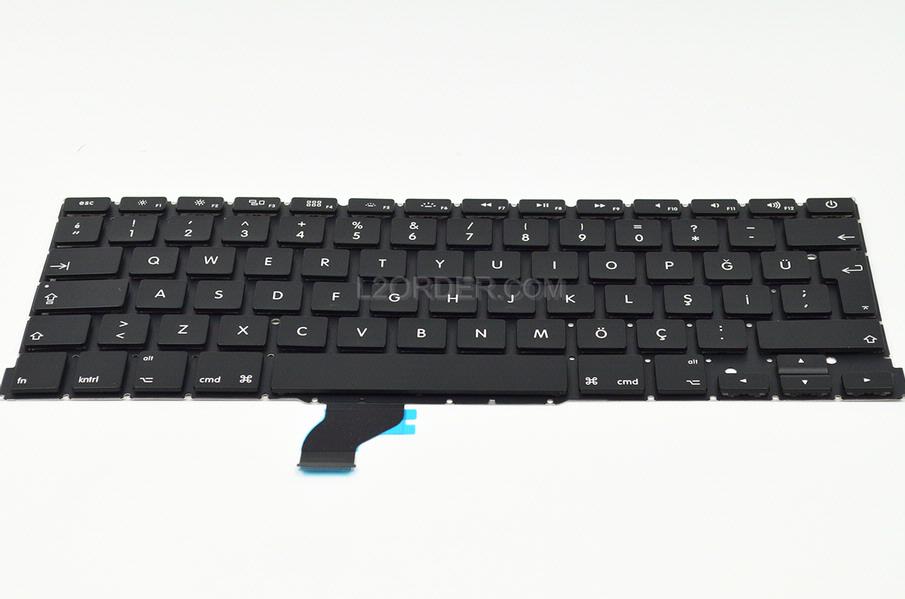NEW Turkey Keyboard for Apple Macbook Pro A1502 13" 2013 2014 2015 Retina 