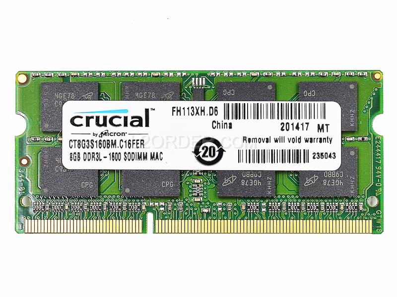 8GB 1600Mhz DDR3 RAM Memory PC3-12800S for MacBook PC Laptop 
