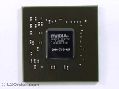 NVIDIA G86-730-A2 BGA chipset With Lead free Solder Balls