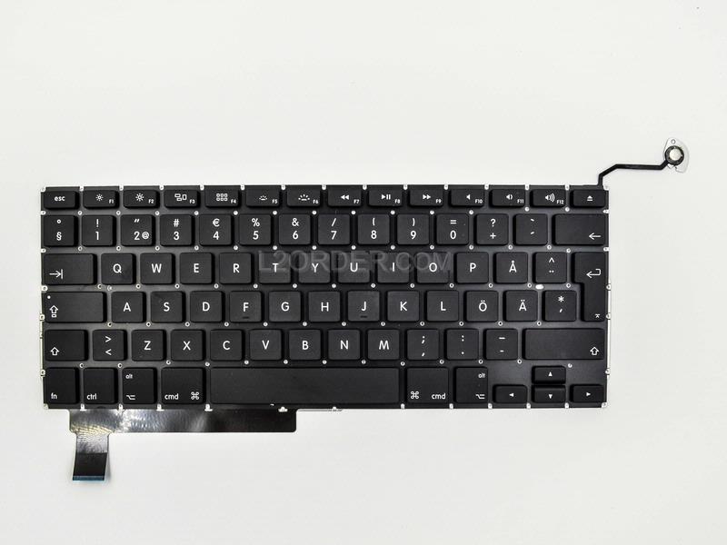 NEW Swedish Keyboard for Apple MacBook Pro 15" A1286 2009 2010 2011 2012