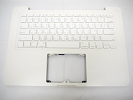 KB Topcase - 90% NEW White Top Case Palm Rest with Taiwan Taiwanese Chinese Mandarin Keyboard for Apple MacBook 13" A1342 2009 2010
