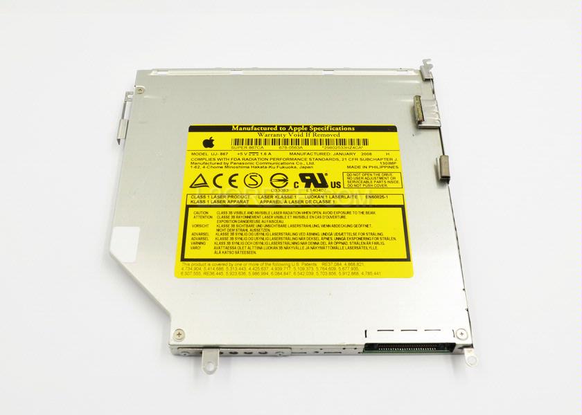 USED DVDROM Superdrive UJ867 678-0563C for Apple MacBook 13" A1181 2006 2007 2008 MacBook Pro 15" A1150 2006 A1211 A1226 2007 A1260 2008 IDE Models