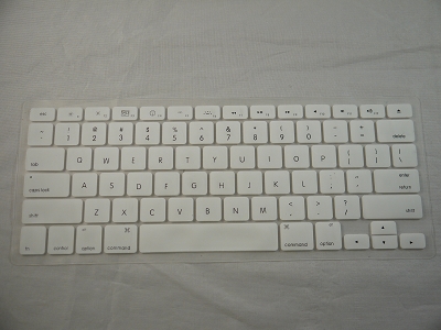 Keyboard Cover Skin 0.1mm M&S Crystal Guard for Apple MacBook Pro 17" A1297 White