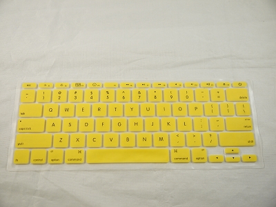 Keyboard Cover Skin 0.1mm M&S Crystal Guard  for Apple MacBook Air 11" A1370 2010 2011 Yellow