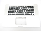 KB Topcase - Grade A Top Case Palm Rest US Keyboard without Trackpad for Apple Macbook Pro 15" A1286 2008