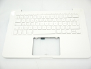 KB Topcase - 95% NEW Top Case Palm Rest with French France Keyboard No Speaker for Apple MacBook 13" A1342 White 2009 2010 