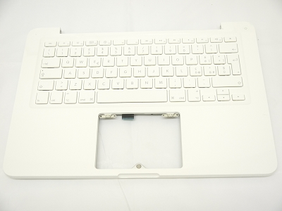 85% NEW Top Case Palm Rest with Italian Italy Keyboard No Speaker for Apple MacBook 13" A1342 White 2009 2010 