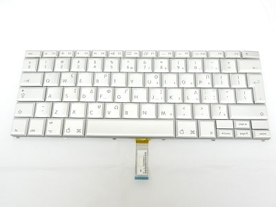 90% NEW Silver Greek Keyboard Backlight for Apple Macbook Pro 17" A1229 2007 US Model Compatible