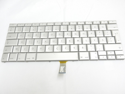 90% NEW Silver Turkish Keyboard Backlit Backlight for Apple Macbook Pro 17" A1261 2008 US Model Compatible