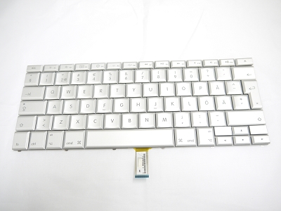 99% NEW Silver Swedish Keyboard Backlit Backlight for Apple Macbook Pro 15" A1260 2008 US Model Compatible