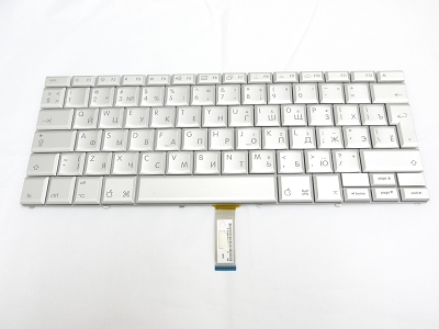 99% NEW Silver Russian Keyboard Backlight for Apple Macbook Pro 17" A1229 2007 US Model Compatible