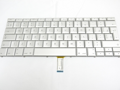 99% NEW Silver Norwegian Bokmal Keyboard Backlight for Apple Macbook Pro 17" A1229 2007 US Model Compatible