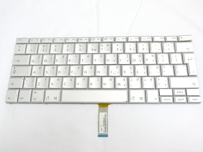 99% NEW Silver Israeli Keyboard Backlight for Apple Macbook Pro 17" A1229 2007 US Model Compatible