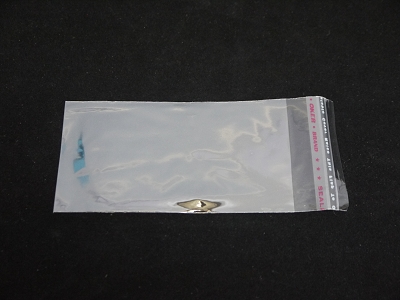 NEW 160Pcs 5cmX9cm 1mil OPD Self Adhesive Seal Reclosable Plastic Clear Bags
