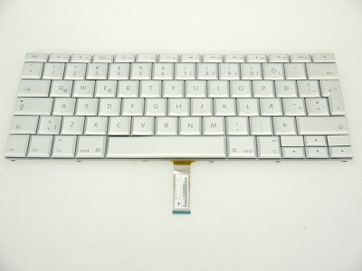 90% NEW Silver Icelandic Keyboard Backlit Backlight for Apple Macbook Pro 17" A1261 2008 US Model Compatible