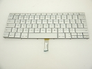 Keyboard - 90% NEW Silver Great Britain Keyboard Backlit Backlight for Apple Macbook Pro 17" A1261 2008 US Model Compatible