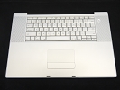 KB Topcase - Keyboard Top Case Palm Rest with Trackpad and Trackpad Cable for Apple MacBook Pro 17" A1229 2007