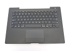 KB Topcase - Black Top Case Palm Rest with US Keyboard and Trackpad Touchpad for Apple MacBook 13" A1181 Late 2007 2008