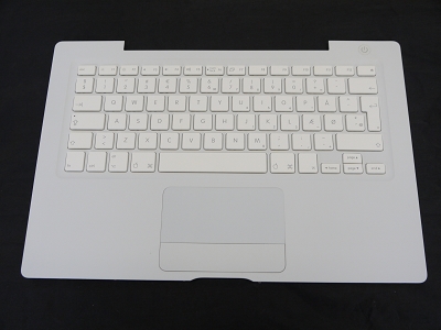 NEW White Top Case Palm Rest with Danish Keyboard Trackpad Touchpad for Apple MacBook 13" A1181 2006 2007 also Compatible with 2008 2009