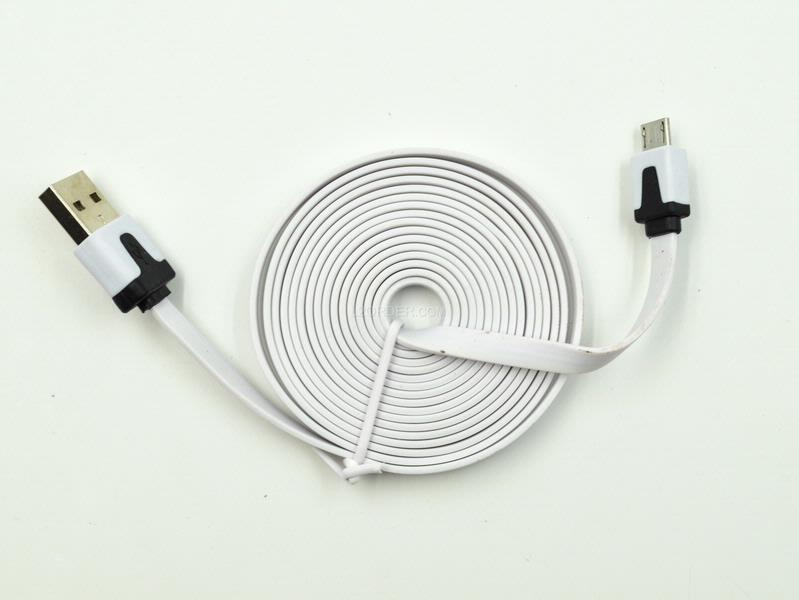 6FT White Micro USB to USB 2.0 Charging Charger Sync Data Cable Cord for Samsung Galaxy Kindle Fire Nexus LG HTC Smartphone Tablet