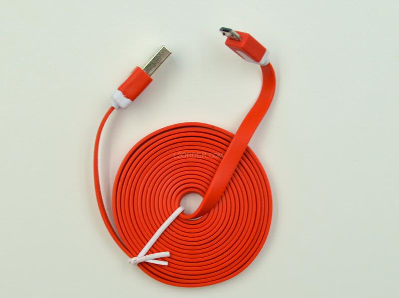 6FT Red Micro USB to USB 2.0 Charging Charger Sync Data Cable Cord for Samsung Galaxy Kindle Fire Nexus LG HTC Smartphone Tablet