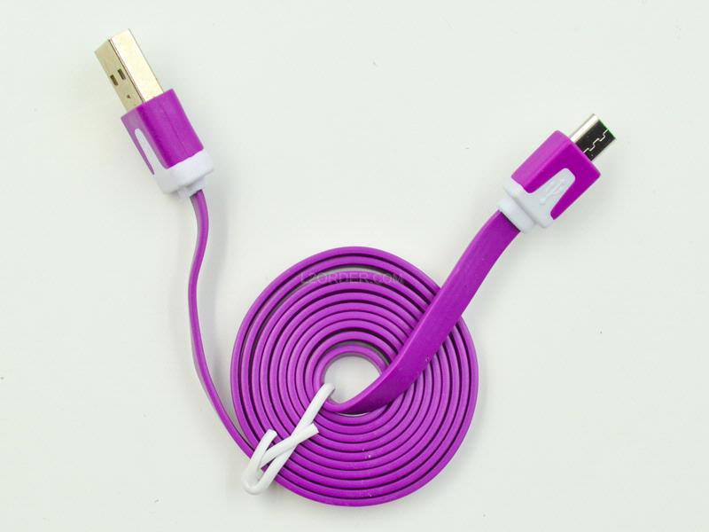3FT Purple Micro USB to USB 2.0 Charging Charger Sync Data Cable Cord for Samsung Galaxy Kindle Fire Nexus LG HTC Smartphone Tablet