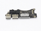 Magsafe DC Jack Power Board - NEW I/O USB HDMI Card Reader Board 820-3071-A for Apple MacBook Pro 15" A1398 2012 Early 2013 Retina