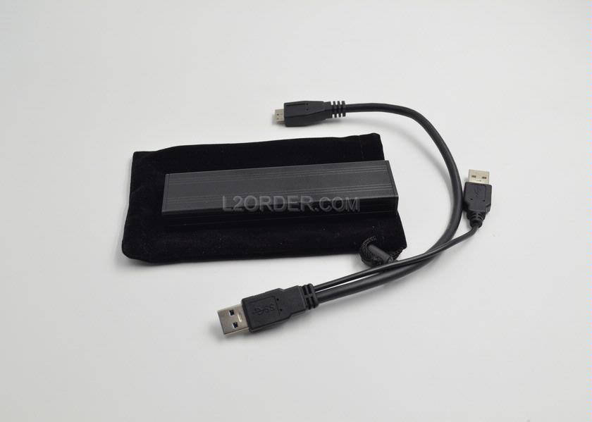 NEW Black SSD to USB 3.0 Hard disk Enclosure For MacBook Air 11" 13" A1370 A1369 2010 2011 SSD