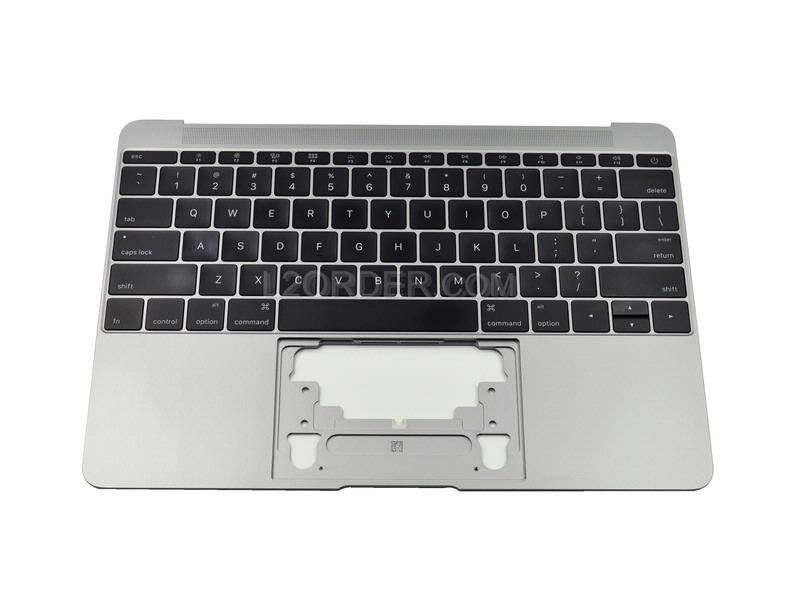 Grade A Space Gray US Keyboard Top Case Palm Rest 613-01195-B for Apple MacBook 12" A1534 2015 Retina