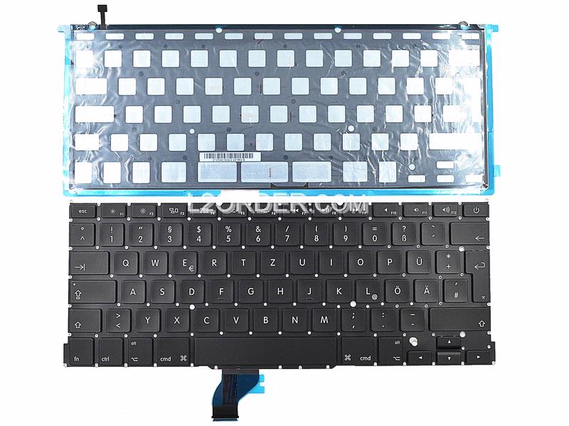NEW German Keyboard  with Backlight for Apple Macbook Pro A1502 13" 2013 2014 2015 Retina 