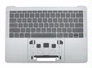KB Topcase - Grade A Space Gray US Keyboard Top Case Palm Rest with Battery A1713 for Apple Macbook Pro 13" A1708 2016 2017 Retina 