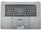 KB Topcase - Grade B Space Gray US Keyboard Top Case Palm Rest with Touch Bar for Apple Macbook Pro 15" A1707 2016 2017 Retina 