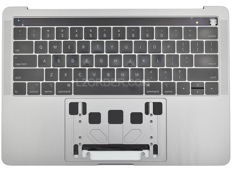 Grade A Space Gray US Keyboard Top Case Palm Rest with Battery A2171 Touch Bar for Apple Macbook Pro 13" A2159 2019 Retina 