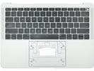 KB Topcase - Grade A Silver Top Case Topcase Keyboard for Apple MacBook Air 13" A1932 2018 2019 Retina 