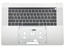KB Topcase - Grade B Silver US Keyboard Top Case Palm Rest with Touch Bar for Apple Macbook Pro 15" A1707 2016 2017 Retina 