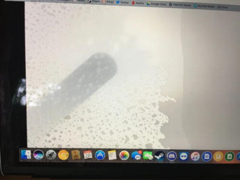 MacBook Pro 15" A1707 A1990 Liquid Spill LCD Backlight Sheet Replacement Service