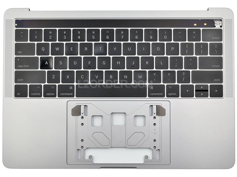 Grade A Space Gray US Keyboard Top Case Palm Rest with Touch Bar for Apple Macbook Pro 13" A1989 2018 2019 Retina 