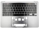 KB Topcase - Grade B Space Gray US Keyboard Top Case Palm Rest with Touch Bar for Apple Macbook Pro 13" A2289 2020 Retina 