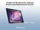 Mac Screen Replacement - A1286 15" MacBook Pro Broken Glossy LED Replacement Service
